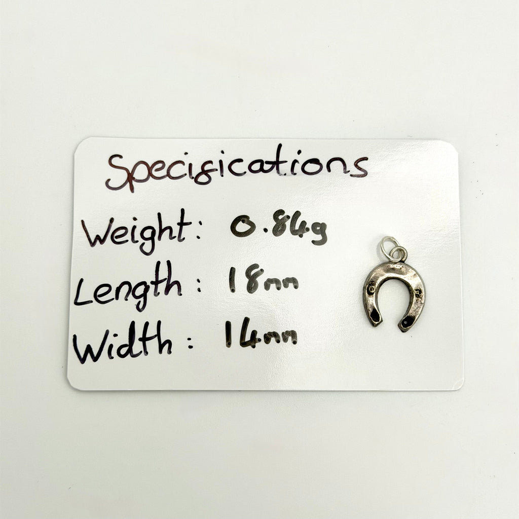 Vintage 925 Sterling Silver Lucky Horseshoe Charm