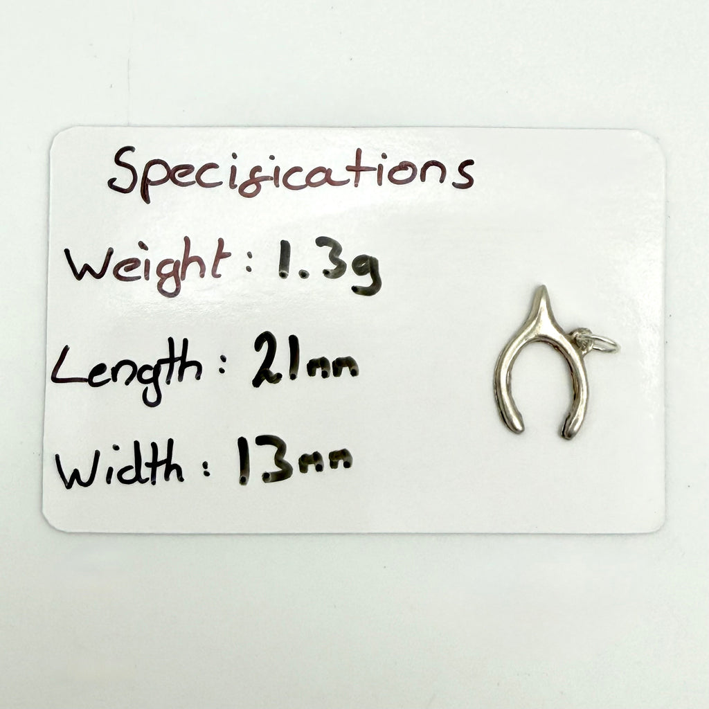 Vintage Sterling Silver Wishbone Charm