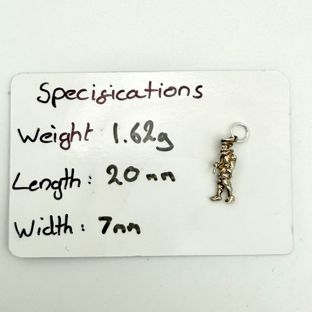 Vintage Sterling Silver Yeoman of the Guard Beefeater Charm