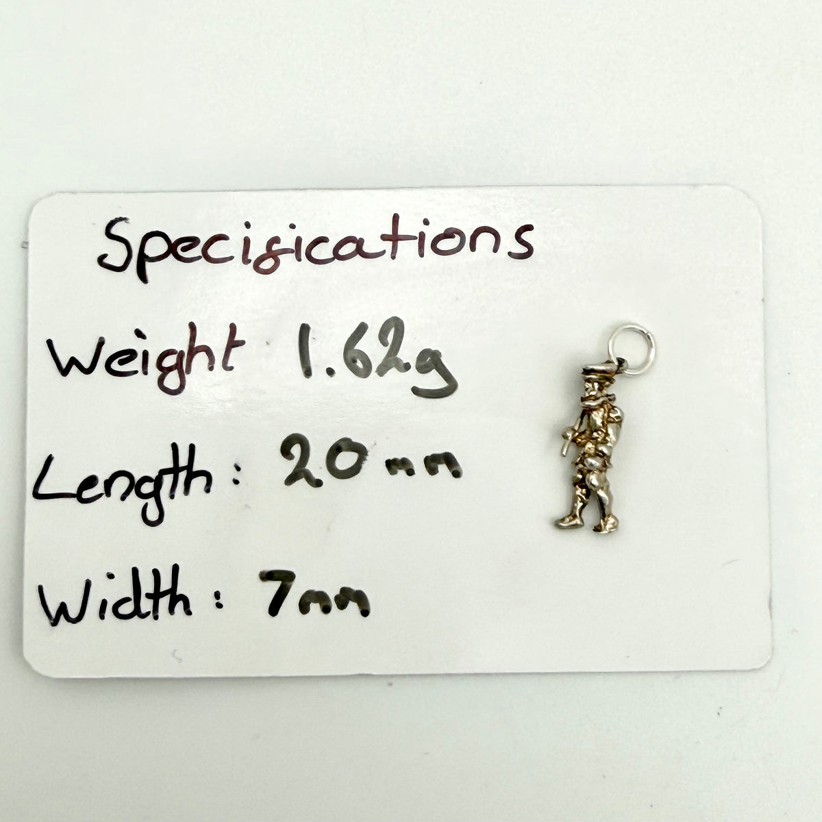 Vintage Sterling Silver Yeoman of the Guard Beefeater Charm