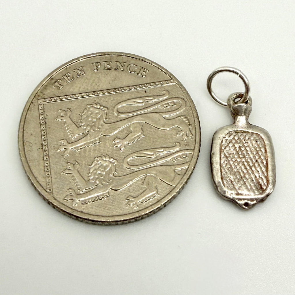 Vintage Sterling Silver hot water bottle Charm