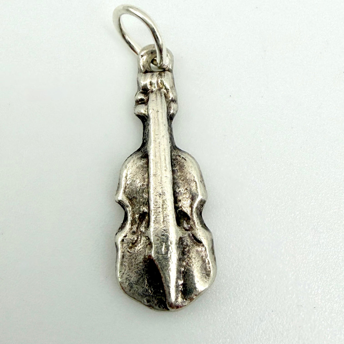 Vintage Sterling Silver Cello Charm