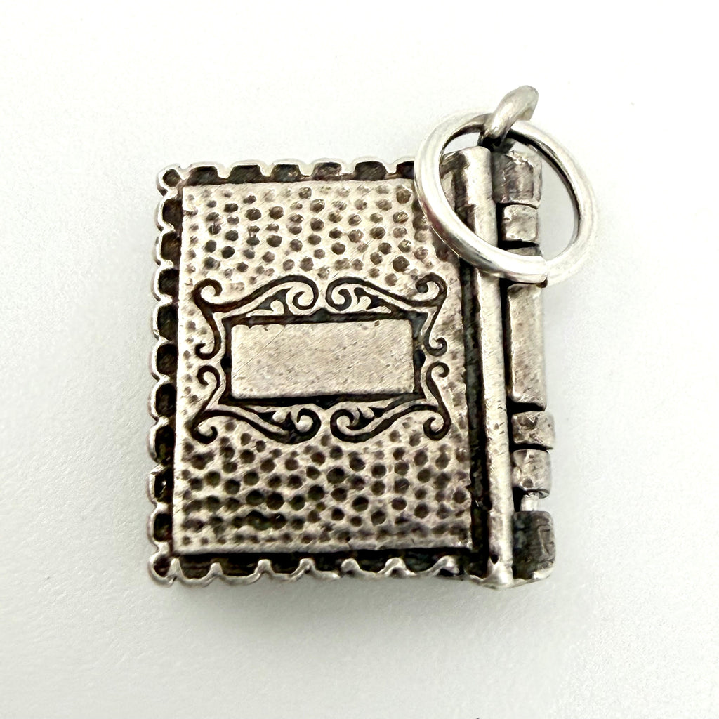 Vintage Sterling Silver My Diary Opening Book Charm