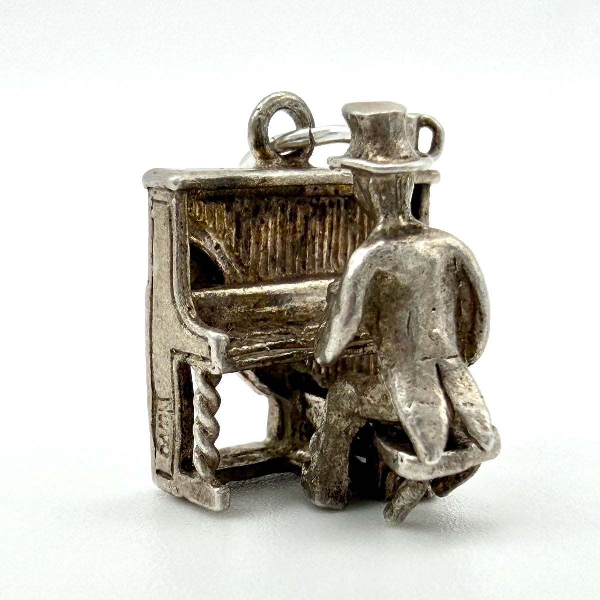Vintage Sterling Silver Pianist Charm