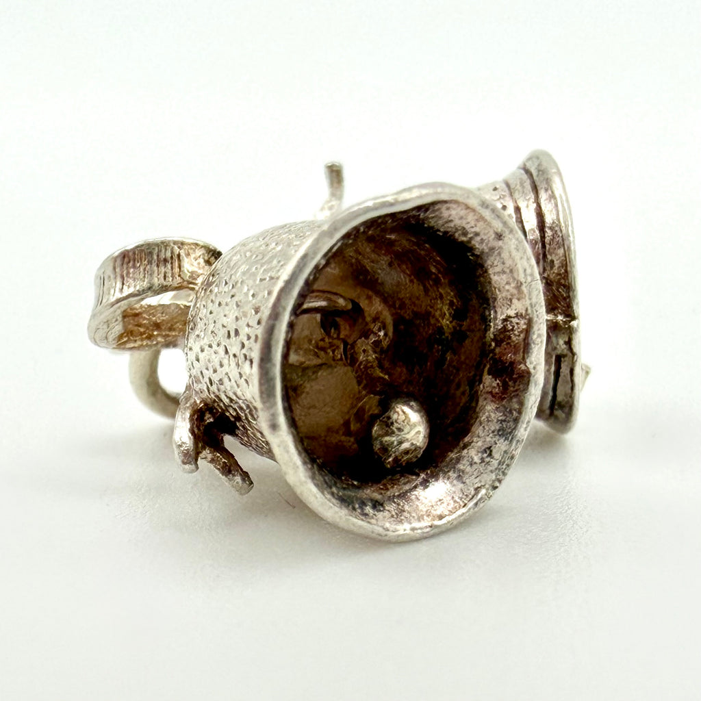Vintage 925 Sterling Silver Bells Charm - Pats Silver