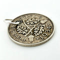 Vintage 1934 Silver Threepence Coin Charm