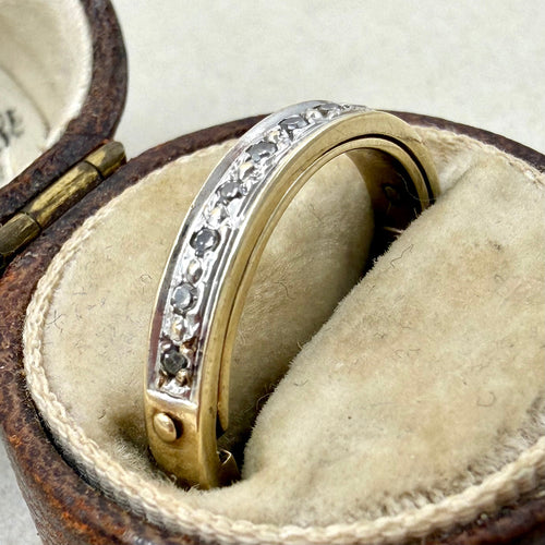 9ct Yellow Gold & 0.1ct Diamond I Love You Ring