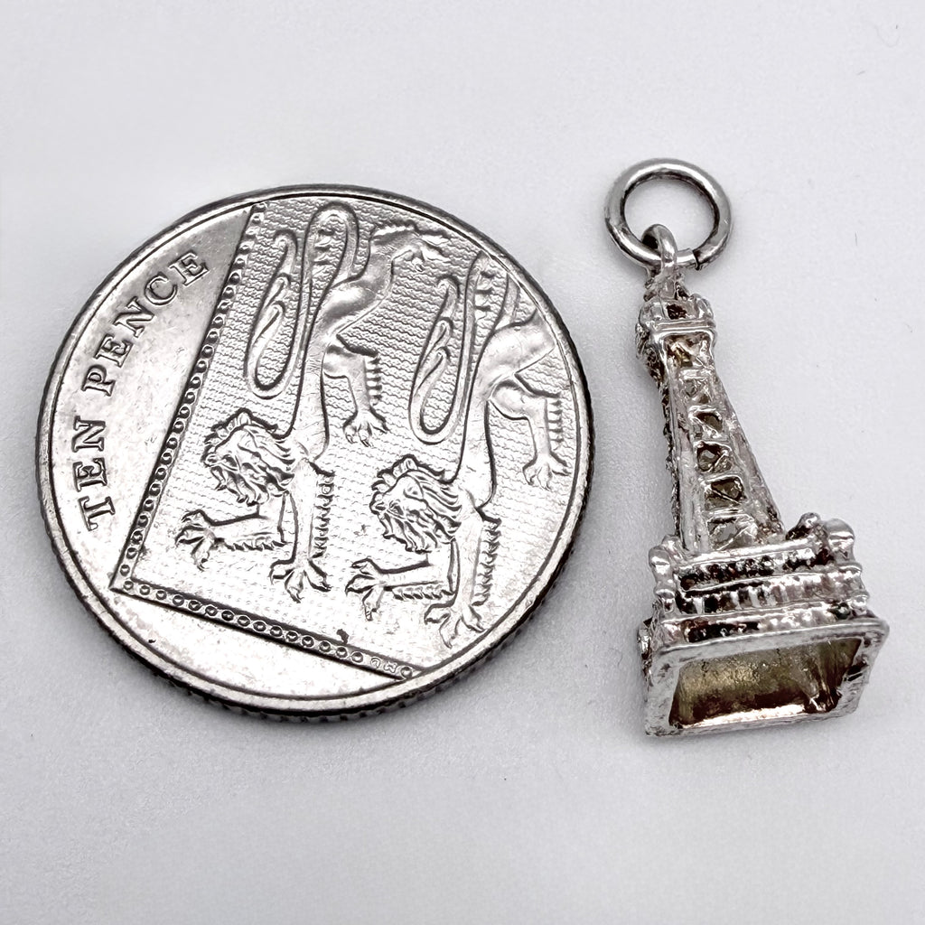Vintage 925 Sterling Silver Blackpool Tower Charm - Pats Silver