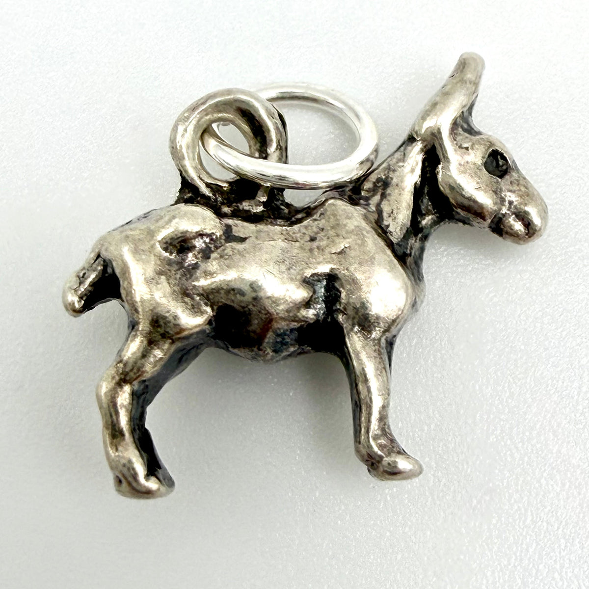 Vintage 925 Sterling Silver Donkey Charm