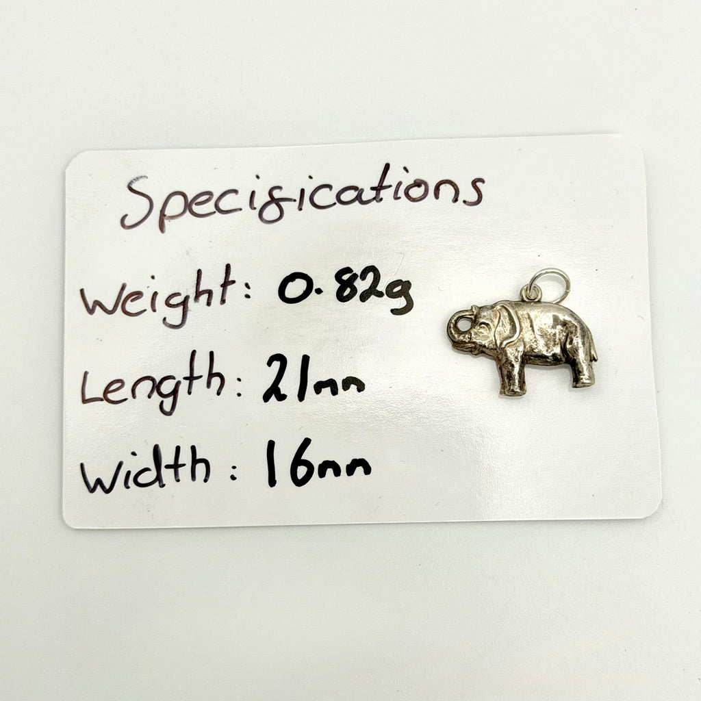 Vintage Sterling Silver Elephant Charm