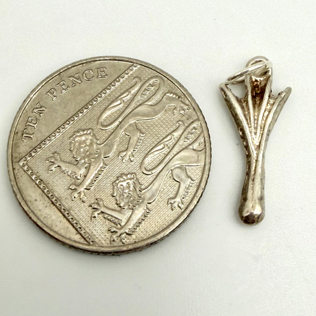 Vintage Sterling Silver Welsh Leek Charm