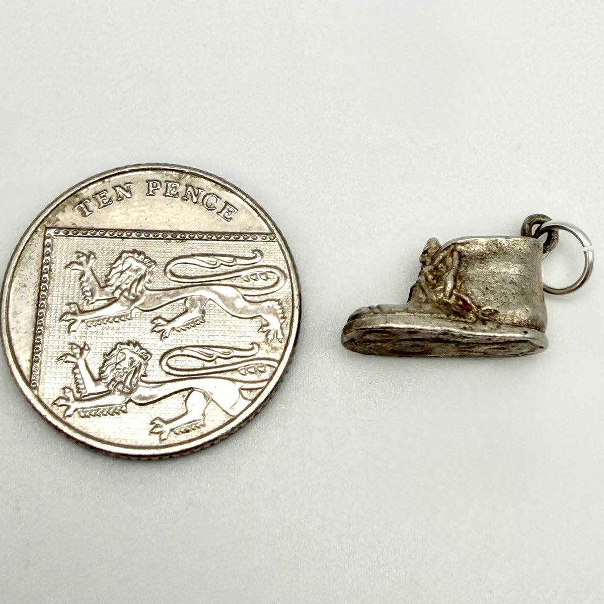 Vintage Sterling Silver Baby Boot Charm