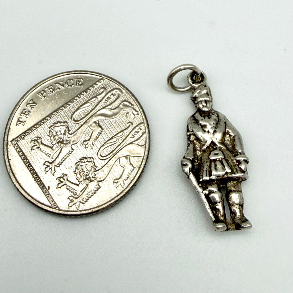Vintage 925 Sterling Silver Scotsman Charm - Pats Silver