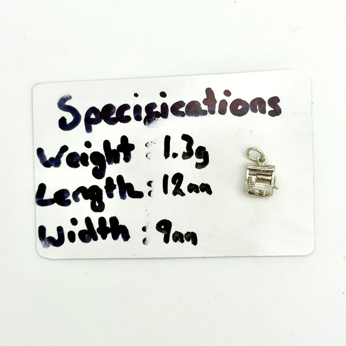 Vintage 925 Sterling Silver Wishing Well Charm - Pats Silver