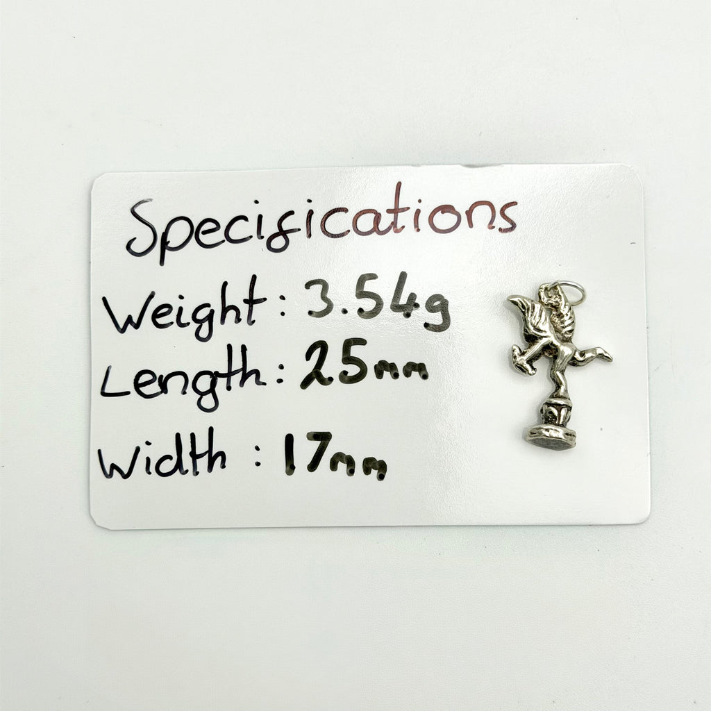 Vintage 925 Sterling Silver Eros Statue Cupid Charm