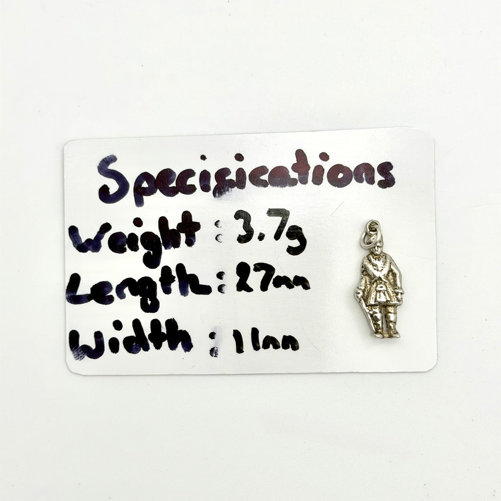 Vintage 925 Sterling Silver Scotsman Charm - Pats Silver