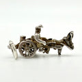 Vintage 925 Sterling Silver Horse and Cart Charm - Pats Silver