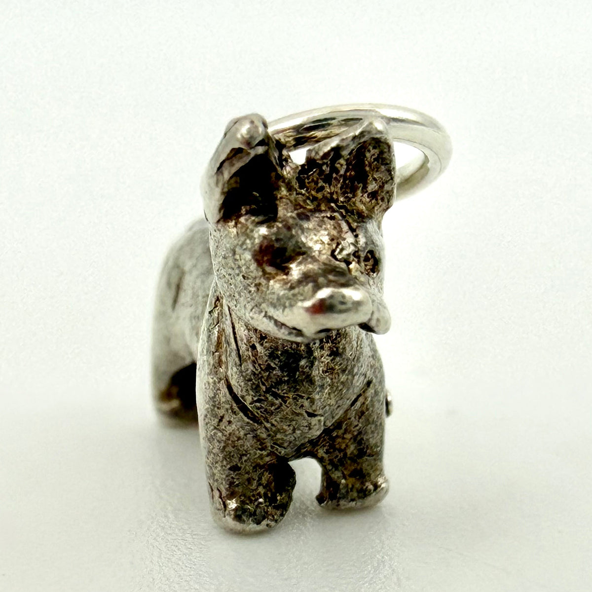 Vintage Sterling Silver Corgi Dog Charm