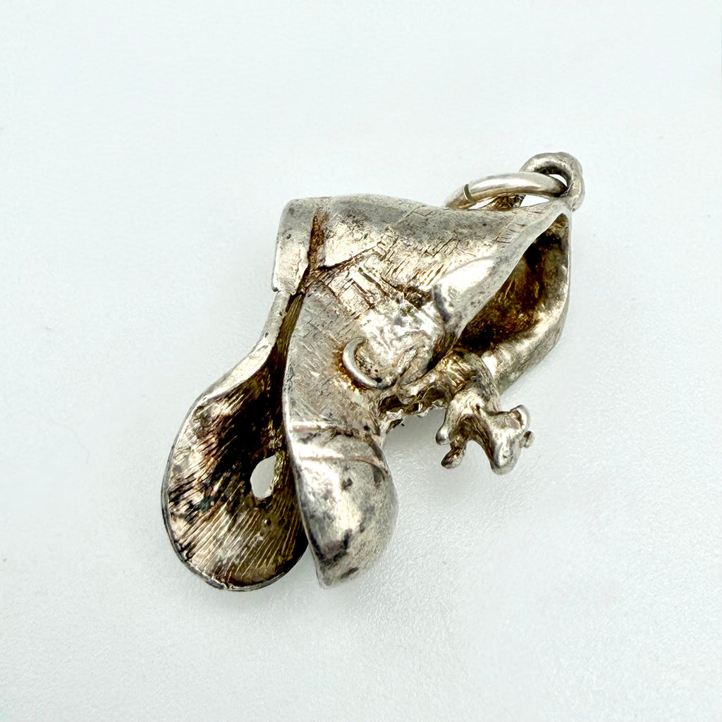 Vintage 925 Sterling Silver Mice in Boot Charm - Pats Silver