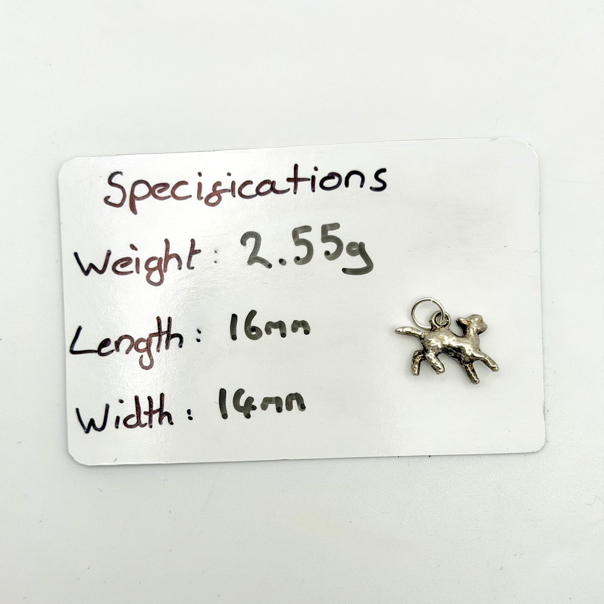 Vintage Sterling Silver Lamb Charm