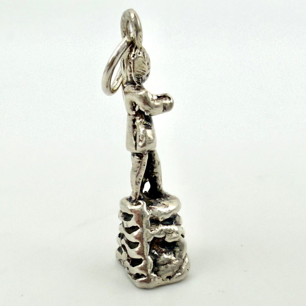 Vintage Sterling Silver Pied Piper of Hamelin Charm