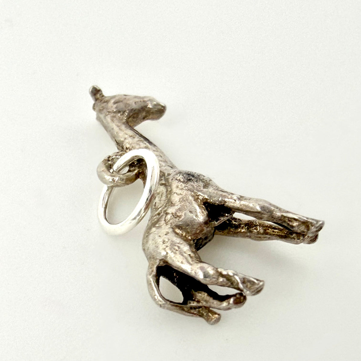 Vintage Sterling Silver Giraffe Charm