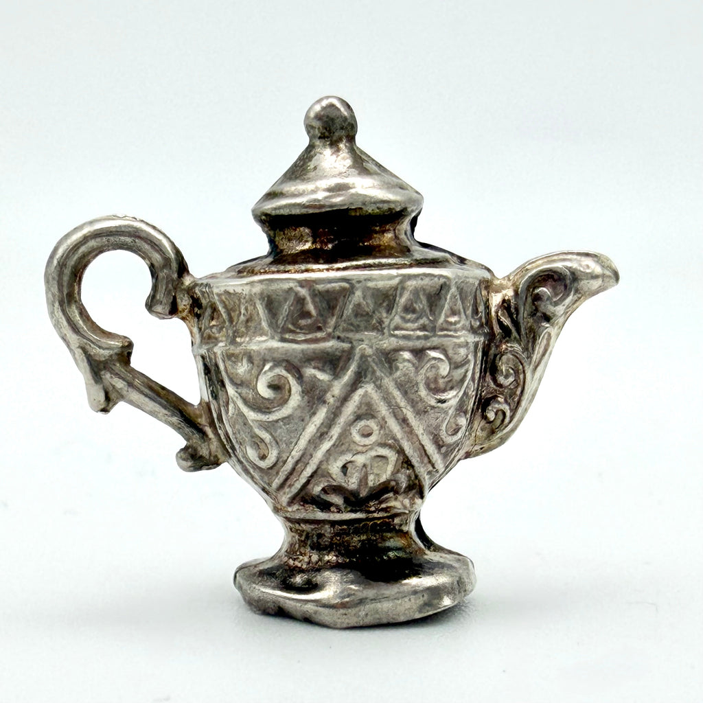 Vintage 925 Sterling Silver Teapot Charm - Pats Silver