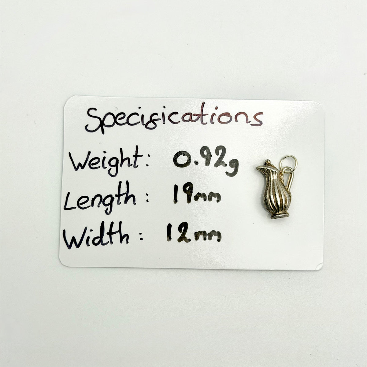 Vintage 925 Sterling Silver Aquarius Jug Charm