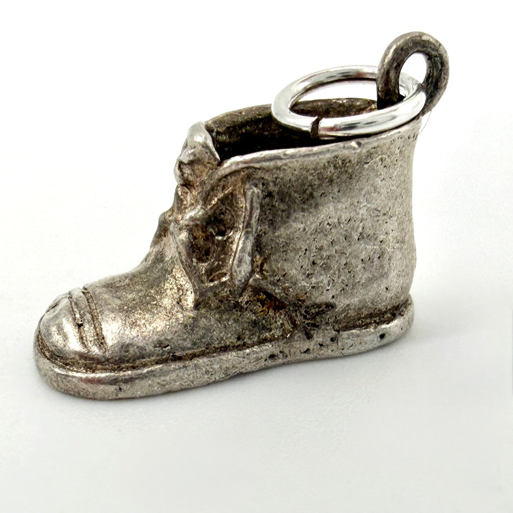 Vintage Sterling Silver Baby Boot Charm
