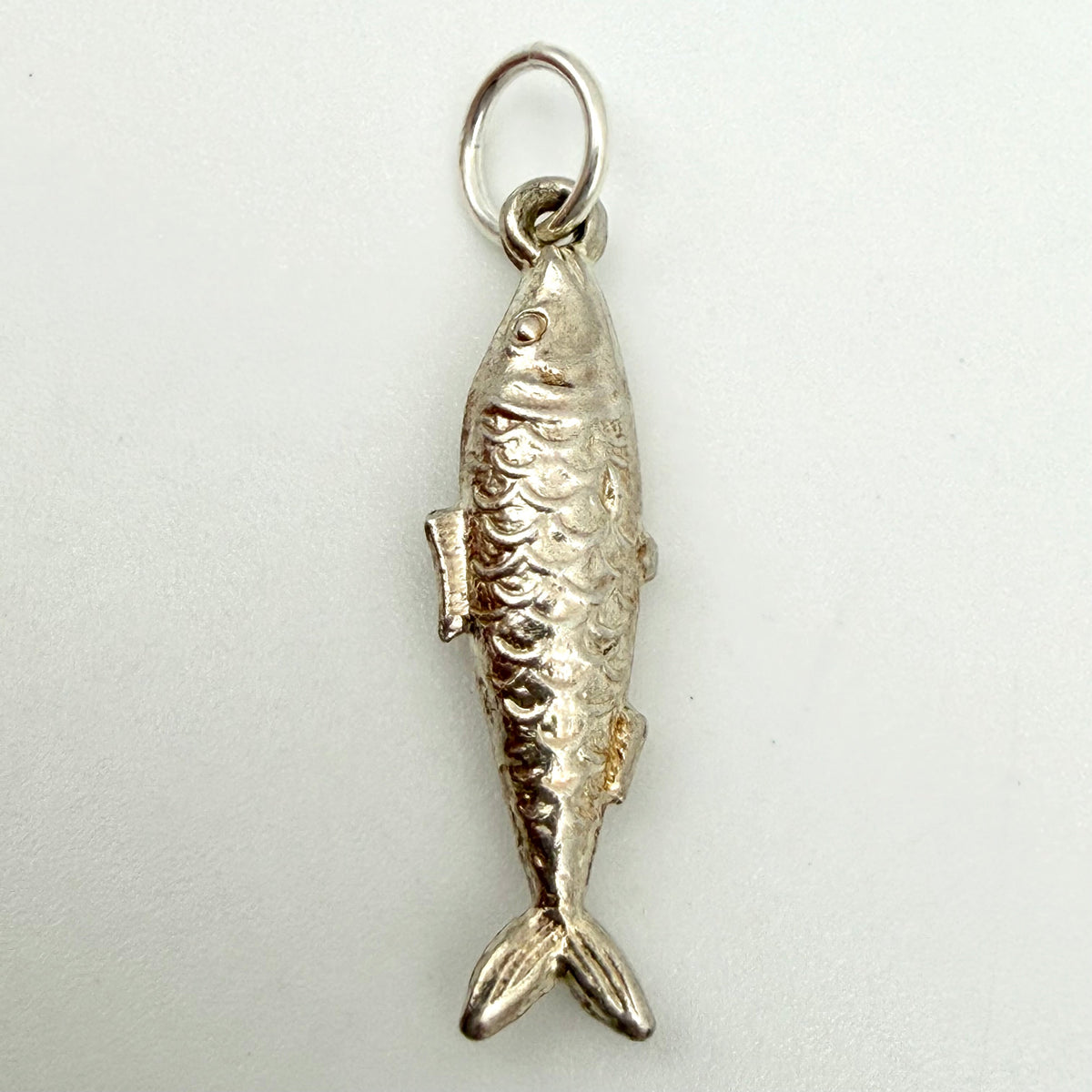 Vintage Sterling Silver Fish Charm