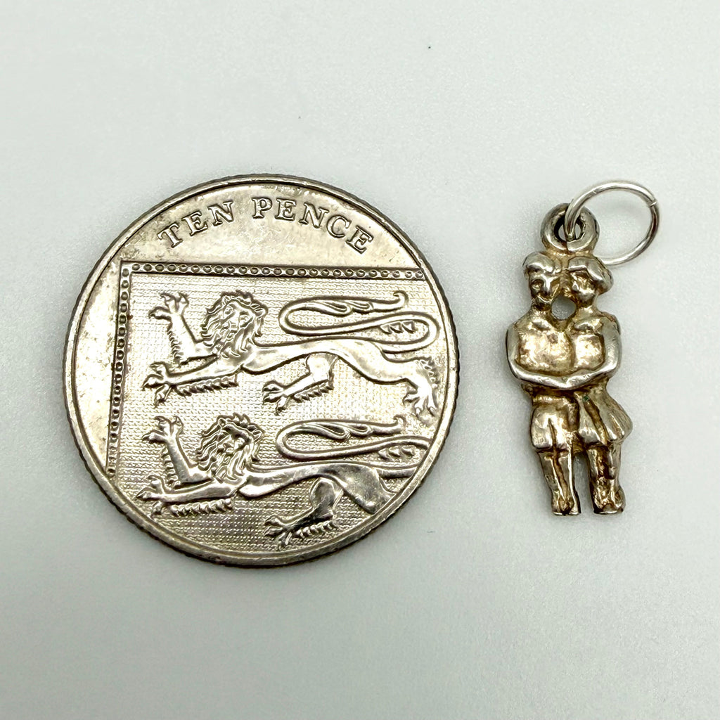 Vintage 925 Sterling Silver Married Couple Charm