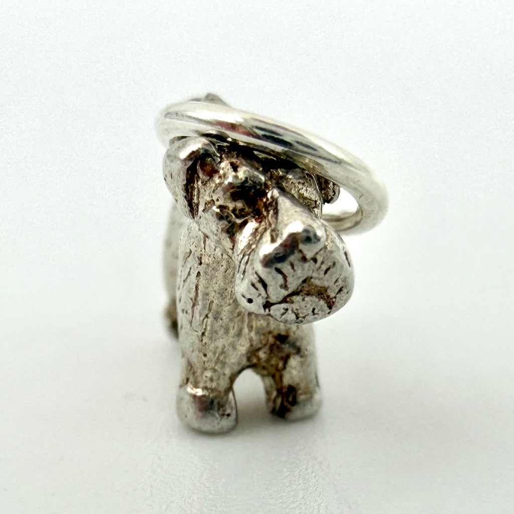 Vintage Sterling Silver Terrier Dog Charm