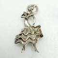 Vintage 925 Sterling Silver Flamenco Dancer Spanish Lady Dress Dancing Charm - Pats Silver