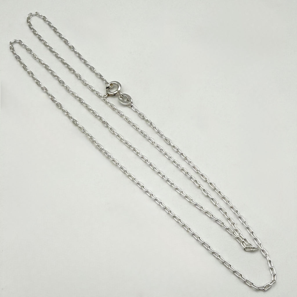 Sterling Silver Trace Chain 20 Inches - Pats Silver