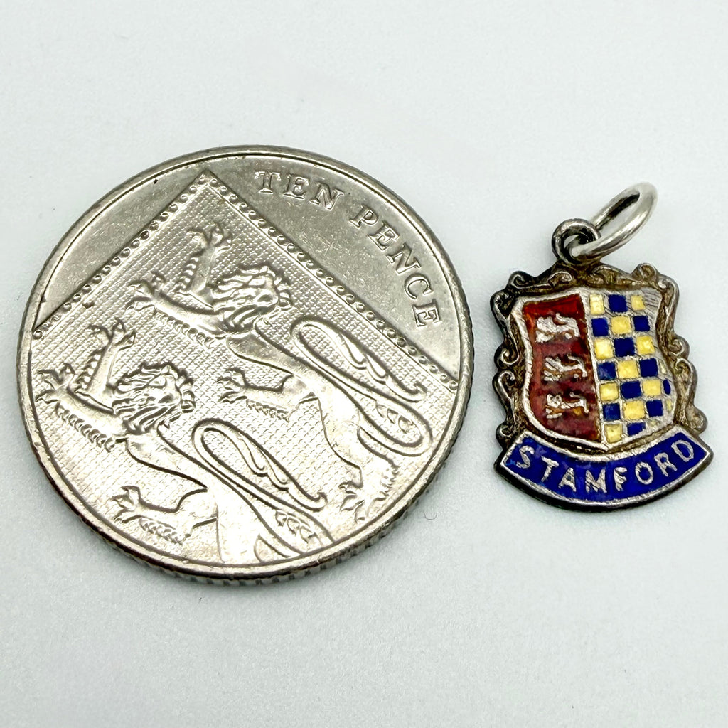 Vintage 925 Sterling Silver Stamford Travel Charm - Pats Silver