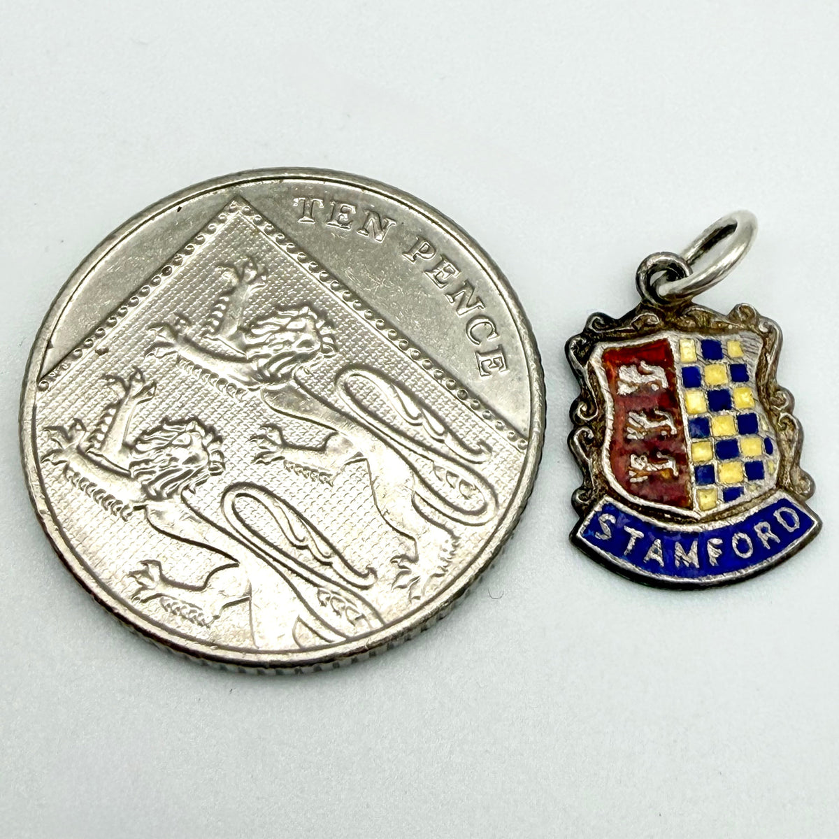 Vintage 925 Sterling Silver Stamford Travel Charm - Pats Silver