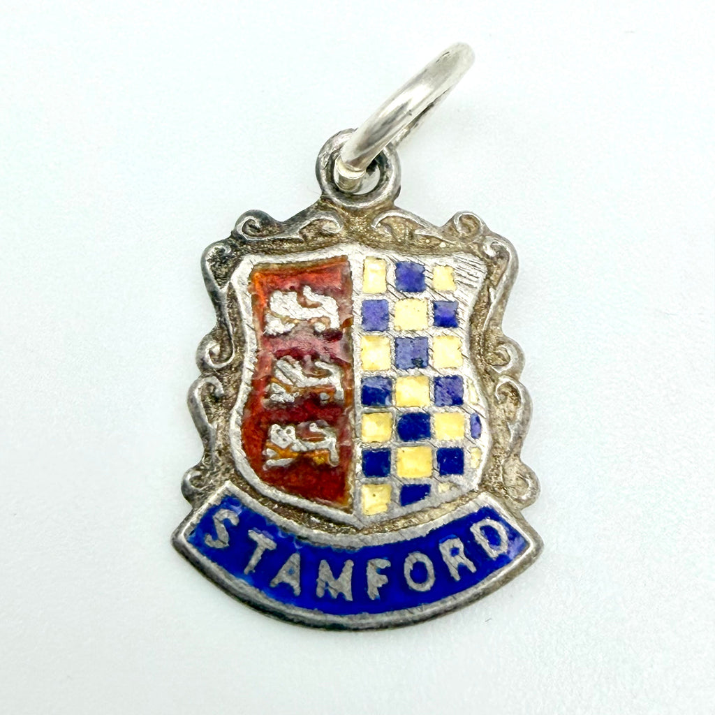 Vintage 925 Sterling Silver Stamford Travel Charm - Pats Silver