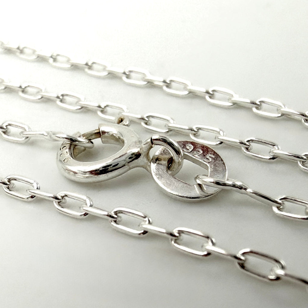 Sterling Silver Trace Chain 20 Inches - Pats Silver