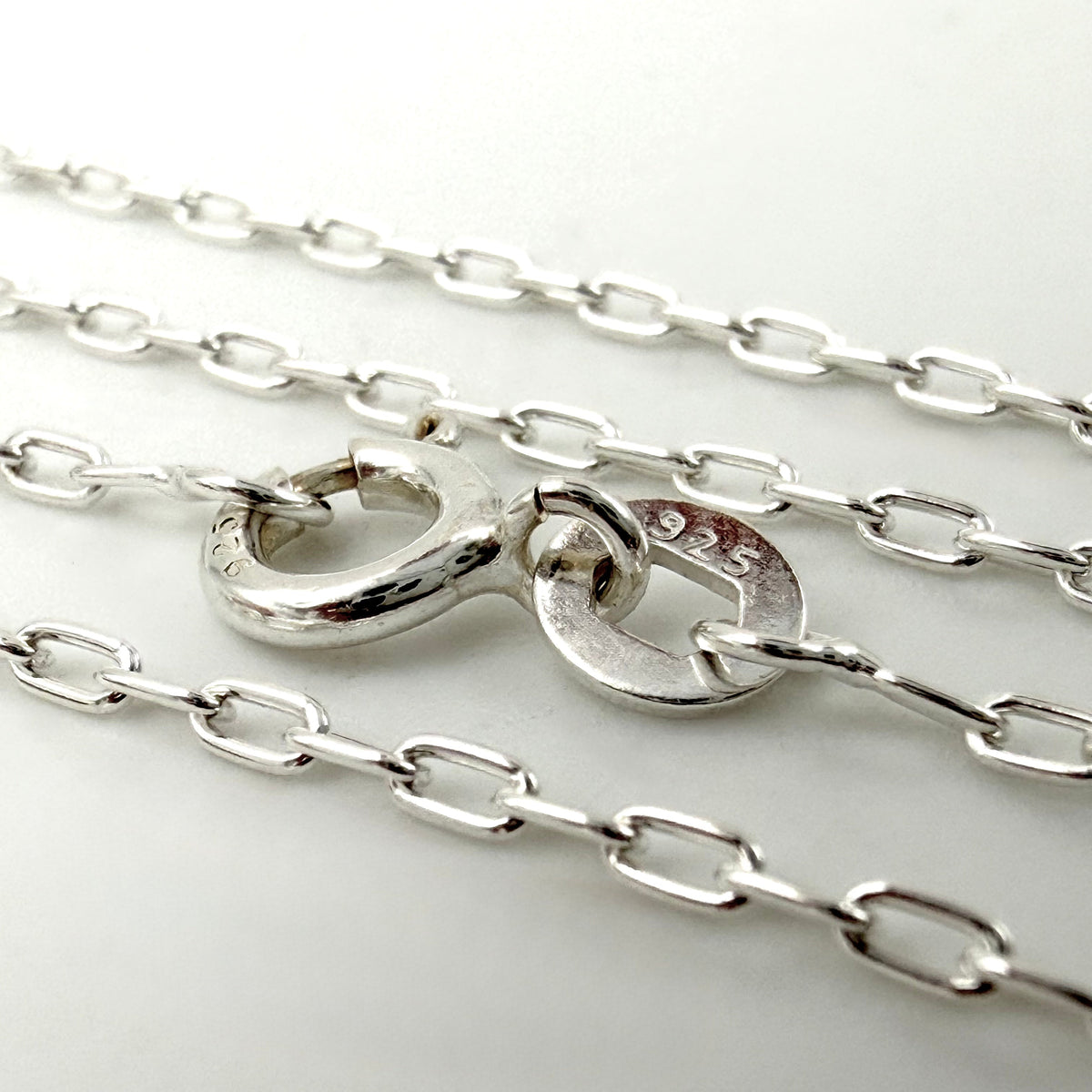 Sterling Silver Trace Chain 20 Inches - Pats Silver