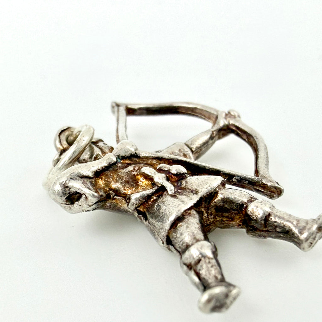 Vintage 925 Sterling Silver Sagittarius Charm - Pats Silver