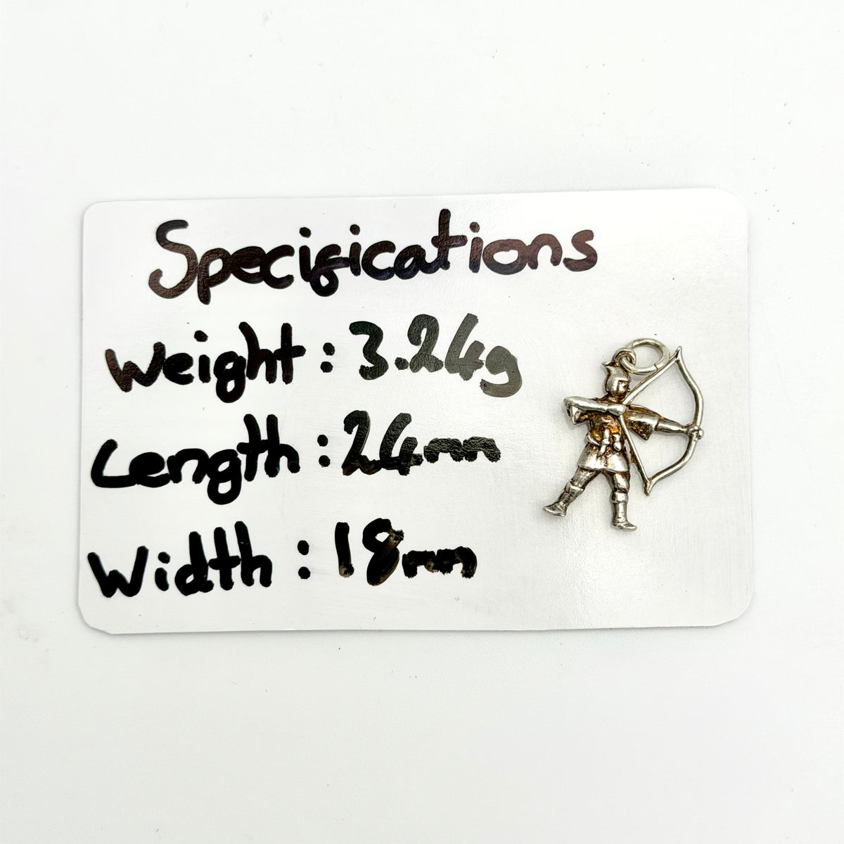 Vintage 925 Sterling Silver Sagittarius Charm - Pats Silver