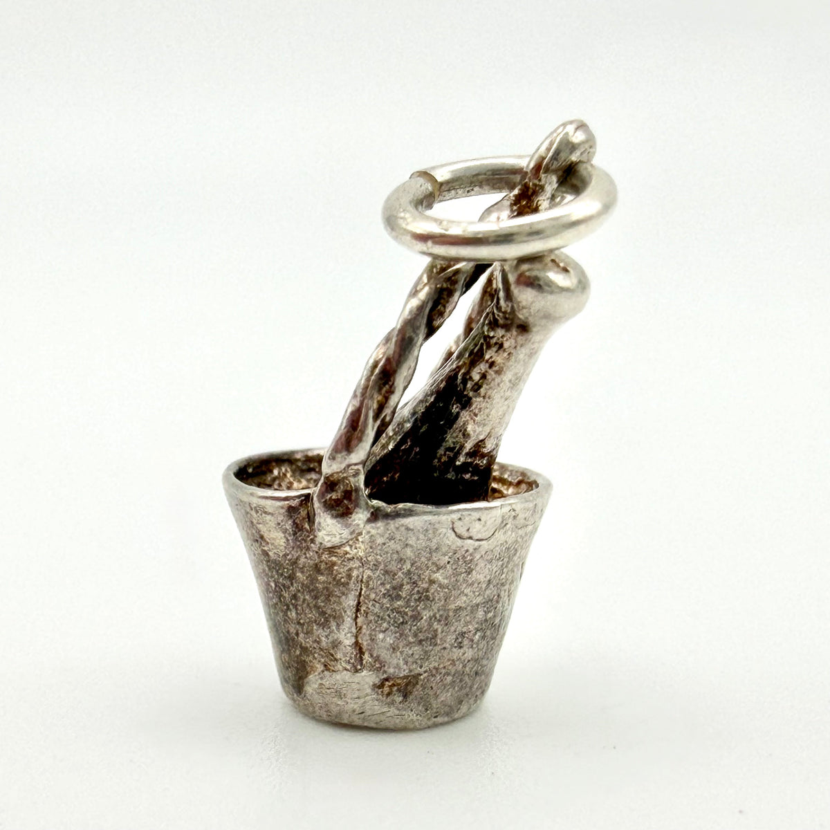 Vintage 925 Sterling Silver Champagne Bucket Charm - Pats Silver
