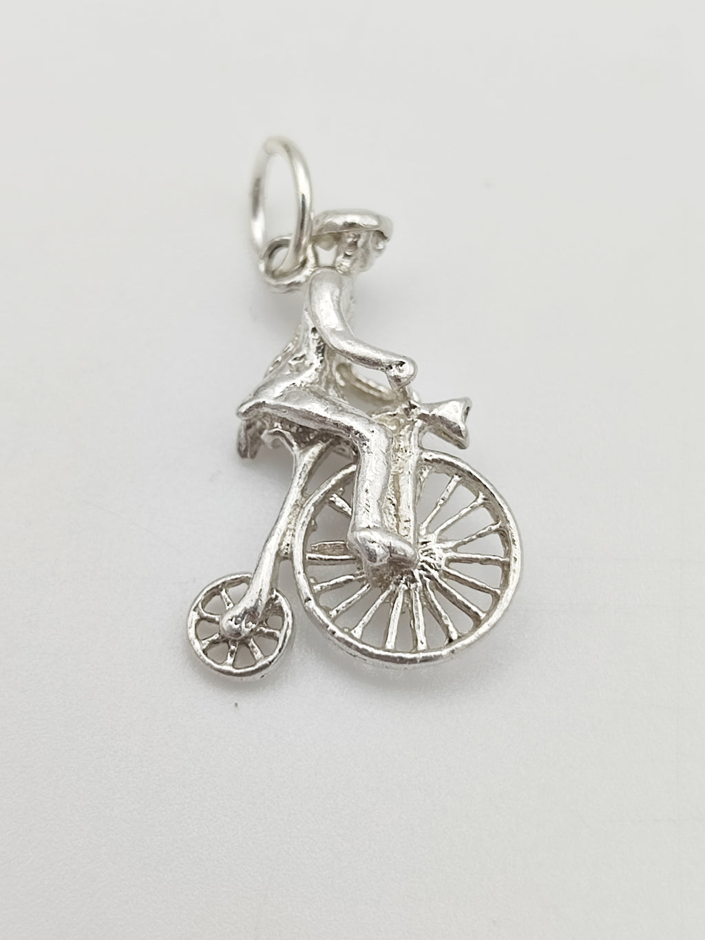 Vintage 925 Sterling Silver Penny-Farthing Charm CA17-40