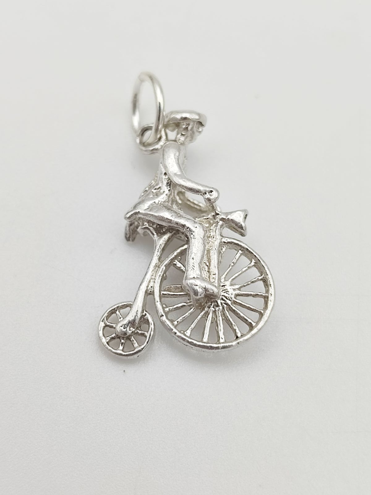 Vintage 925 Sterling Silver Penny-Farthing Charm CA17-40