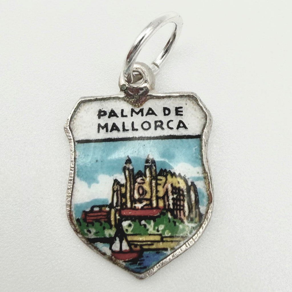 Vintage 925 Sterling Silver Palma De Mallorca Travel Charm CA25-7
