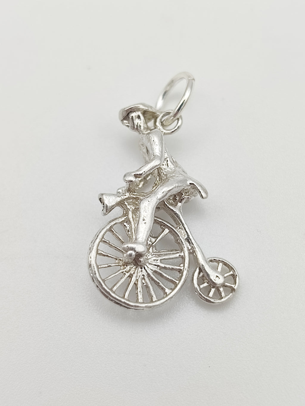 Vintage 925 Sterling Silver Penny-Farthing Charm CA17-40