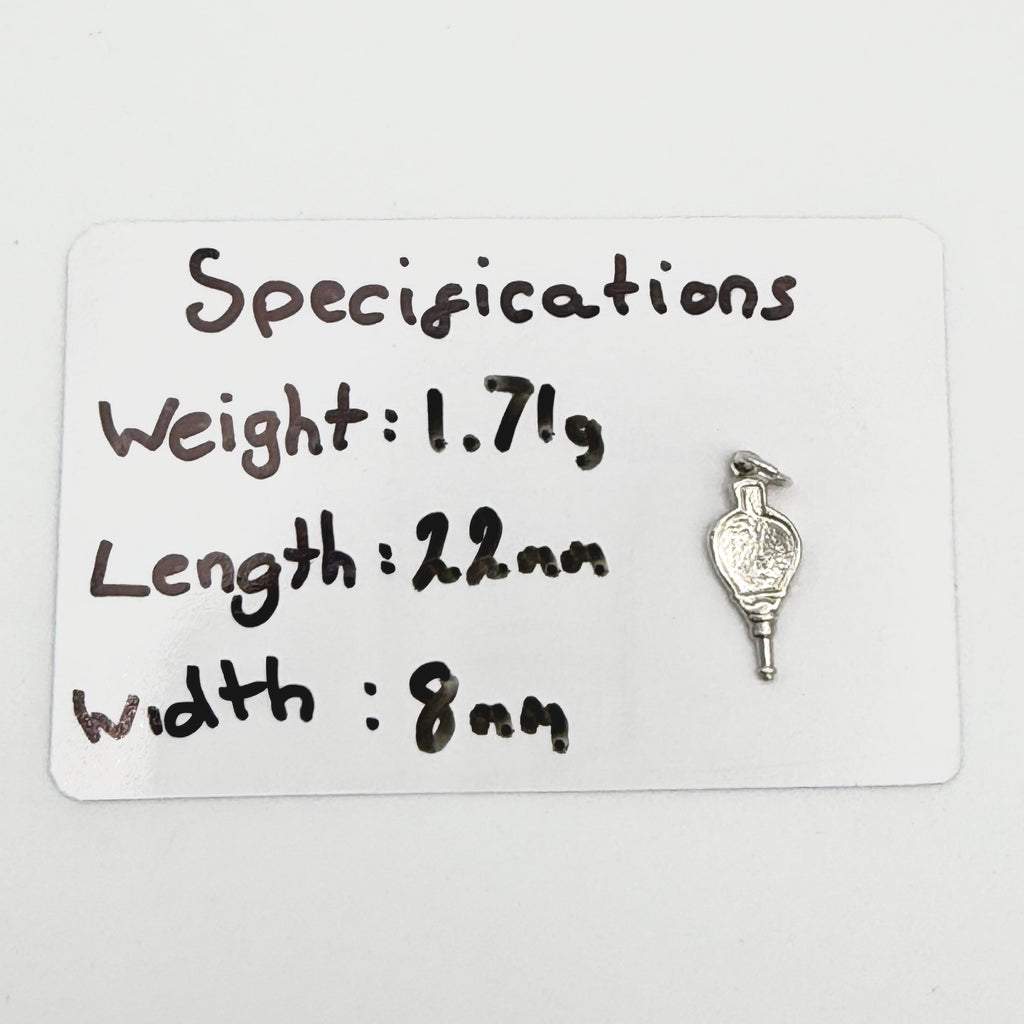 Vintage 925 Sterling Silver Fireside Bellows Charm CA24-31