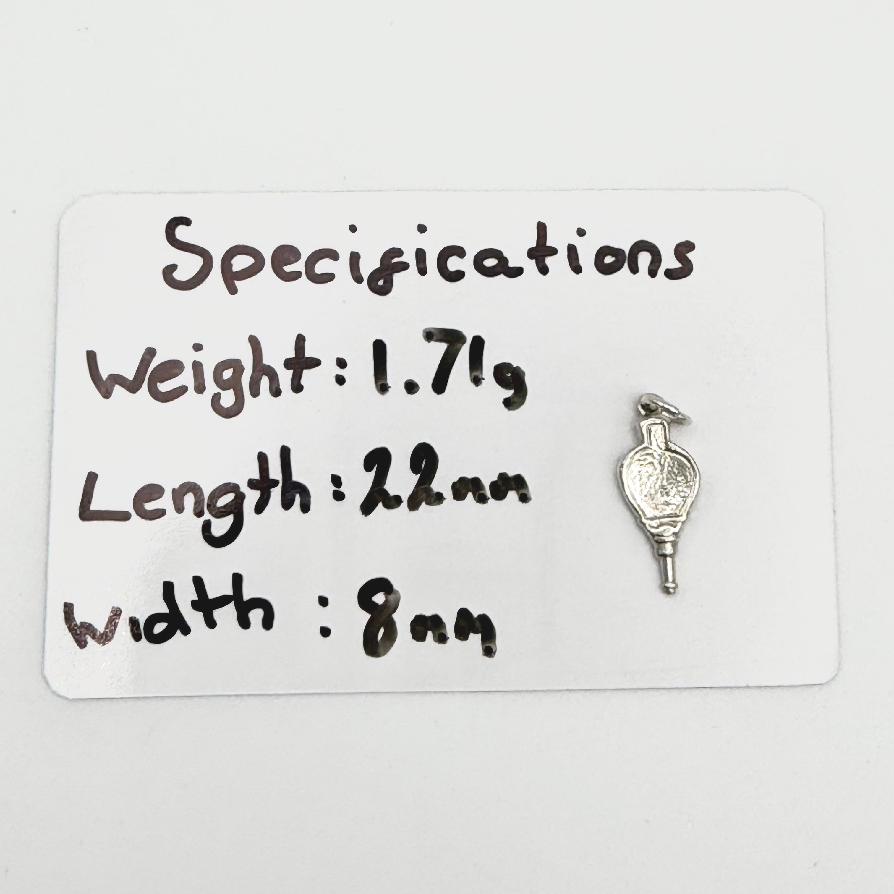 Vintage 925 Sterling Silver Fireside Bellows Charm CA24-31