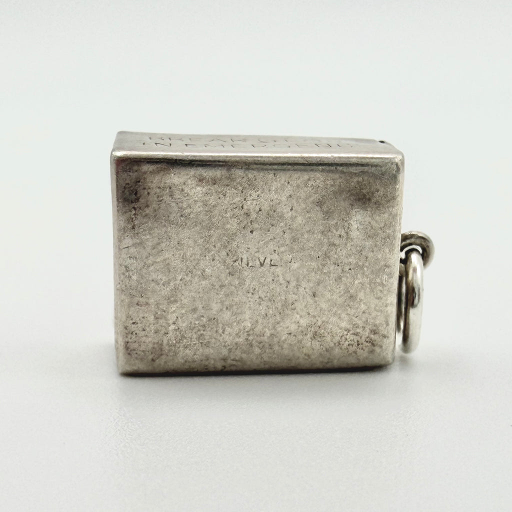Vintage 925 Sterling Silver Emergency £10 Note Charm CA24-71