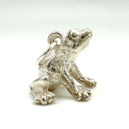 Vintage 925 Sterling Silver Frog Charm CA27-12